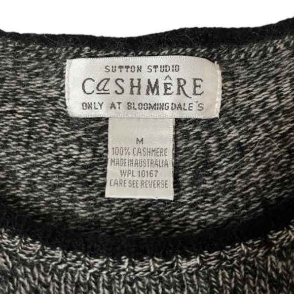 Vintage Luxury 100% Cashmere Sutton Studio Sweater Size Medium - Picture 5 of 7